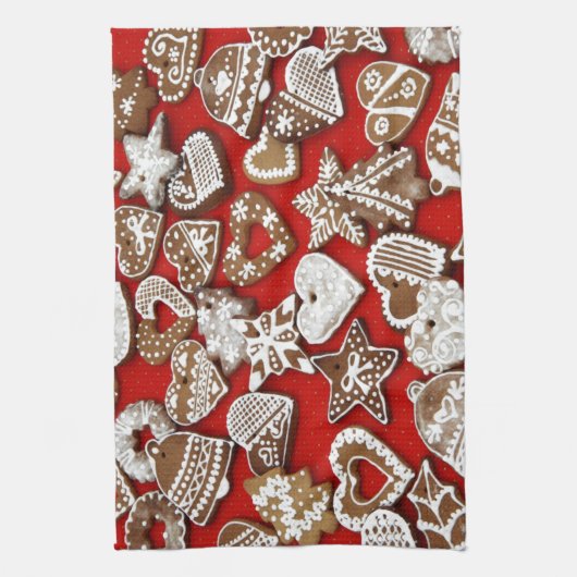 Weihnachtsgebäck Geschirrtuch (Vertikal)