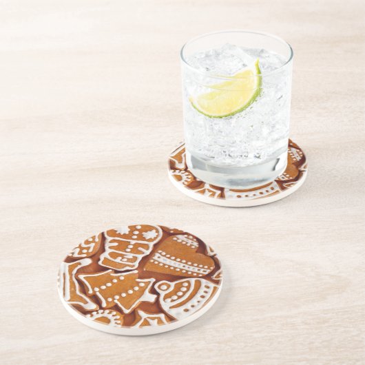 Weihnachtsgebäck Getränkeuntersetzer (Seite)