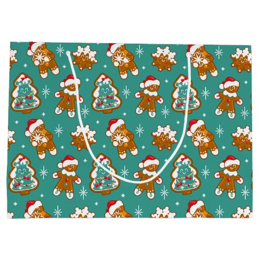 Weihnachtsgebäck Große Geschenktüte (Rückseite)