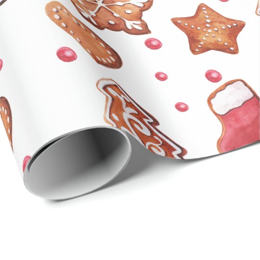 Weihnachtsgebäck Große Kekse Geschenkpapier (Rolleneckpunkt)