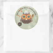 Weihnachtsgebäck hausgemachte Leckereien Runder Aufkleber (Tasche)