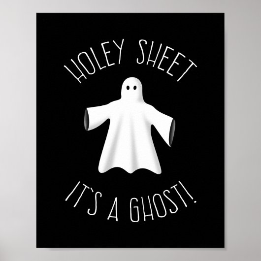 Weihnachtsgebäck - Holey Sheet Das ist ein Geist Poster (Vorne)