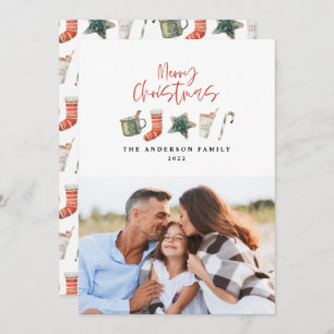 Weihnachtsgebäck im Wasser 1 Foto Bonbon Hol Feiertagskarte