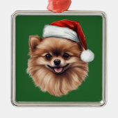 Weihnachtsgebäck im Wasserfarben - Spitz Ornament Aus Metall (Vorne)