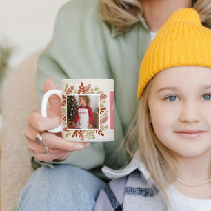 Weihnachtsgebäck in Rot und Grün - Klassisches Blu Kaffeetasse