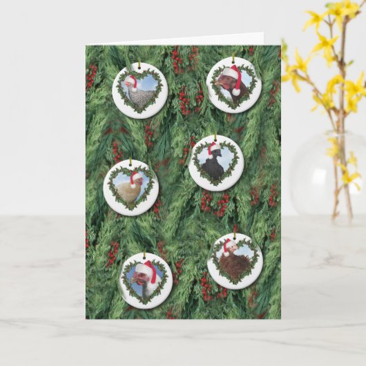 Weihnachtsgebäck Karte (Gelbe Blume)