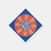 Weihnachtsgebäck Kekse Blau Serviette (Ecke)