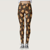 Weihnachtsgebäck Kekse Piniennadeln Leggings (Vorderseite)