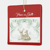 Weihnachtsgebäck Keramik Keramikornament (Links)