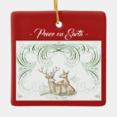 Weihnachtsgebäck Keramik Keramikornament (Vorderseite)