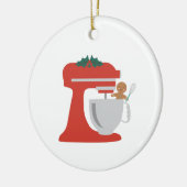 Weihnachtsgebäck Keramik Ornament (Links)