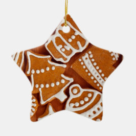 Weihnachtsgebäck Keramik Ornament