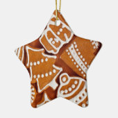 Weihnachtsgebäck Keramik Ornament (Links)