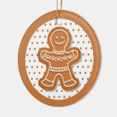 Weihnachtsgebäck Keramik Ornament (Links)