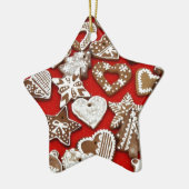 Weihnachtsgebäck Keramik Ornament (Links)