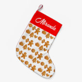 Weihnachtsgebäck Kleiner Weihnachtsstrumpf (Vorderansicht (hängend))