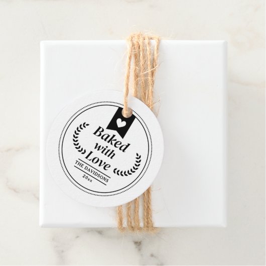 Weihnachtsgebäck Kraft Geschenk Geschenkanhänger (Beispiel)