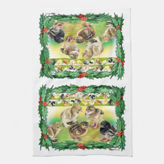 Weihnachtsgebäck Küchentuch (Vertikal)