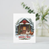 Weihnachtsgebäck Kunsthandwerk Feiertagspostkarte (Stehend Vorderseite)