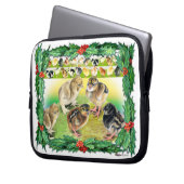 Weihnachtsgebäck Laptopschutzhülle (Vorderseite Links)