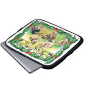 Weihnachtsgebäck Laptopschutzhülle (Vorne Knopf)