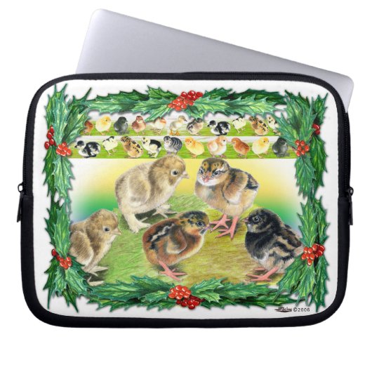 Weihnachtsgebäck Laptopschutzhülle (Vorderseite)
