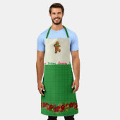 Weihnachtsgebäck Lebkuchen Mann Erinnerungen mache Schürze (Getragen)