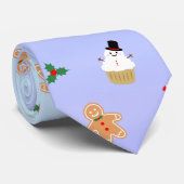Weihnachtsgebäck Leckerei Gingerbread Man Candy Ca Krawatte (Gerollt)