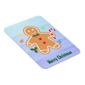 Weihnachtsgebäck Leckerei Gingerbread Man Candy Ca Magnet (Rechte Seite)