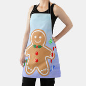 Weihnachtsgebäck Leckerei Gingerbread Man Candy Ca Schürze (InSitu)