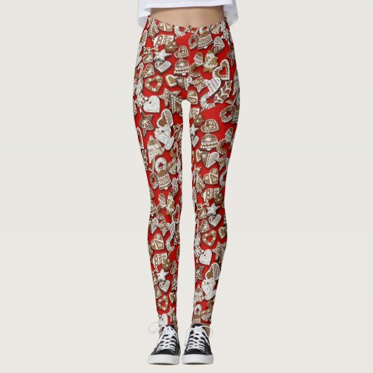Weihnachtsgebäck Leggings (Vorderseite)
