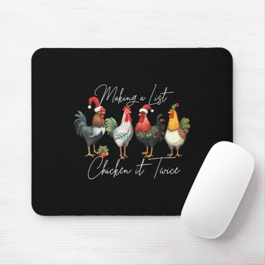Weihnachtsgebäck Lover Xmas Weihnachtsmannmütze Fu Mousepad (Mit Mouse)