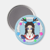 Weihnachtsgebäck Magnet (Vorderseite/Rückseite)