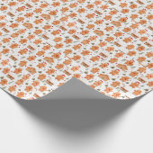 Weihnachtsgebäck Männer und Bonbons Geschenkpapier (Ecke)