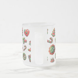 Weihnachtsgebäck Mattglastasse