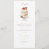 Weihnachtsgebäck Menükarte (Vorderseite)