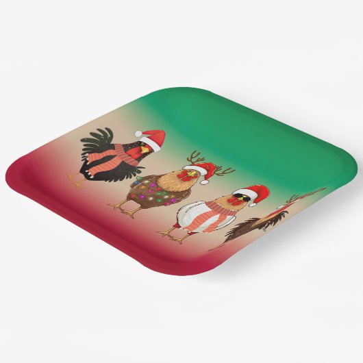 Weihnachtsgebäck mit Lights Paper Teller (Gewinkelt)