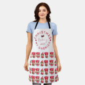 Weihnachtsgebäck mit meinen Gnomen Schürze (Getragen)