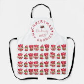 Weihnachtsgebäck mit meinen Gnomen Schürze (Vorderseite)