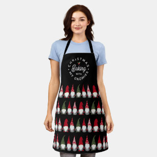 Weihnachtsgebäck mit meinen Gnomen Schwarz Schürze