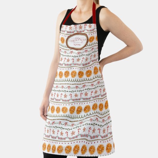 Weihnachtsgebäck mit Nana Wasserfarbe Schürze (InSitu)