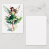 Weihnachtsgebäck Mitteilungskarte (Vorne/Hinten)