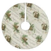 Weihnachtsgebäck Musik Weihnachtsbaum Rock Polyester Weihnachtsbaumdecke (Vorderseite)