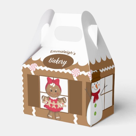 Weihnachtsgebäck Niedlich Geschenkschachtel (Vorderseite)