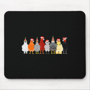 Weihnachtsgebäck Niedliche Hühnerfarmen Mousepad