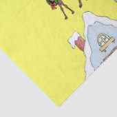 Weihnachtsgebäck Nordpol Santa Seidenpapier (Detail)