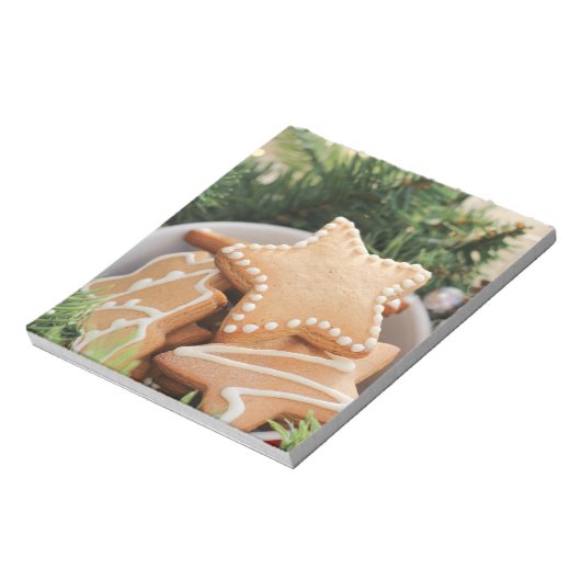 Weihnachtsgebäck Notizblock (Rotiert)