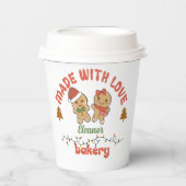 Weihnachtsgebäck Pappbecher (Vorderseite)