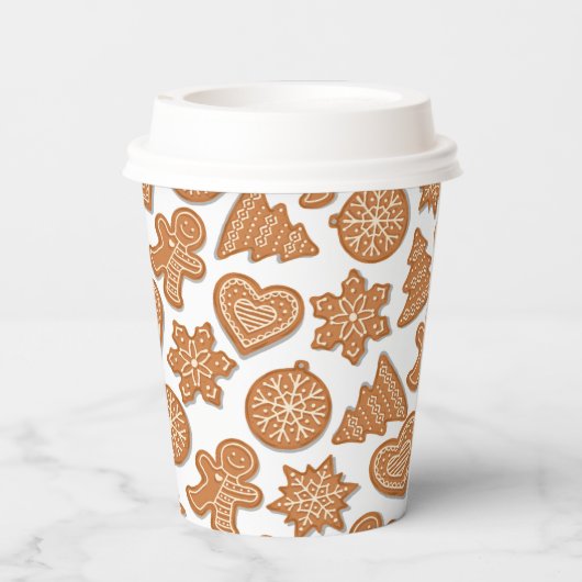 Weihnachtsgebäck Pappbecher (Rückseite)