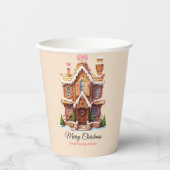 Weihnachtsgebäck Pappbecher (Vorderseite)